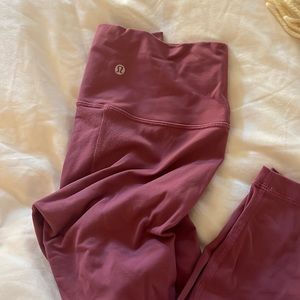 Lululemon leggings pink